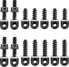 NEW Set Sling Swivel Studs Wood Screw Studs for Rifle 14 Pcs Carbon Steel