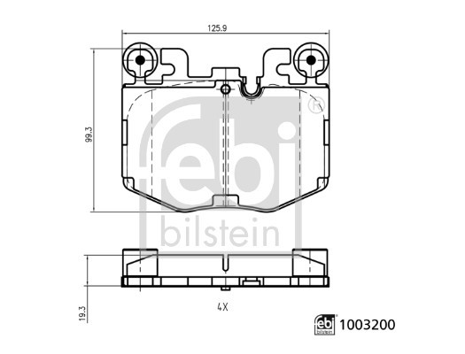 Bremsbelagsatz BremsklöTze Vorderachse FüR BMW 3Er Touring G21 G81 Z4-image