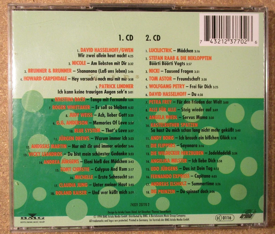 CD-Sammlung CHARTS-HITS – 9 CD´s - Bild 2 von 4