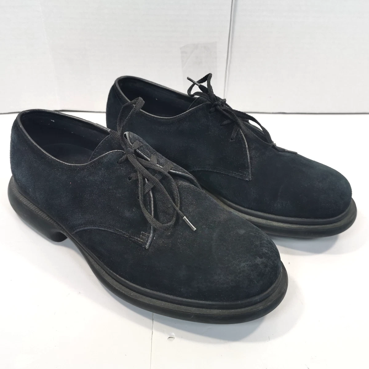 Hush Puppies Blue Suede Shoes Mens Size 12 Lace Up Oxford Elvis Preppy Classic Hush Puppies Blue Casual Shoes for Men for sale | eBay main image 3