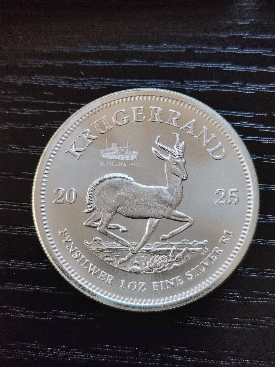 South Africa 2025 1 oz Krugerrand SS TILAWA Privy BU Recovered