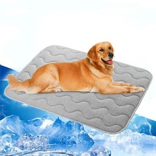 Extra Large Dog Cooling Mat  39.4'' 27.6'' Washable Cooling Pet Pad  Q-Max ...