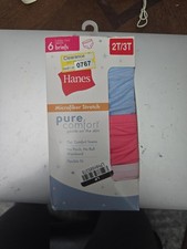 2t/3t Hanes brand new girls tagless briefs, item 767