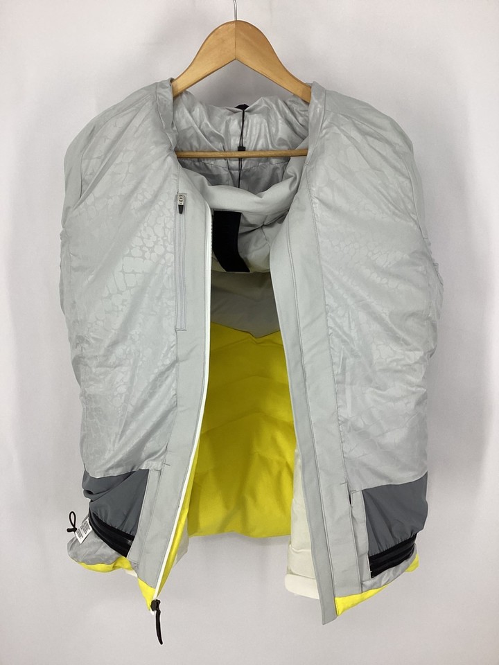 J.LINDEBERG WOMENS ISELLA DOWN SKI JACKET MICROCHIP GREY/BAN RRP £500 ...
