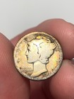 1917-S Silver Mercury Dime, Colorful Rainbow Album Toning — photo 8