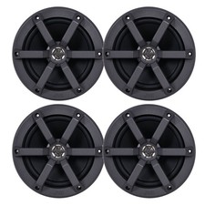 JVC 6.5" 100 Watt Max Power OEM Replacement Marine 2-Way Boat Speakers Qty 4 