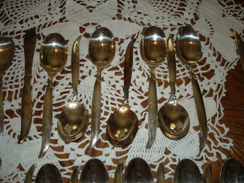 MCM 1847 Rogers Bros. IS "FLAIR" Silverware 65 Pieces - Bild 5 von 7