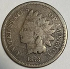 1873 Indian Head Cent Penny (env511)