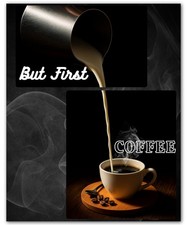 Coffee Bar Wall Art 8x10 Kitchen Print Poster Choose Design