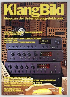 Klangbild 1979-8 Beogram 4004 Nakamichi Receiver 730, Elac ESG 79, George Gruntz