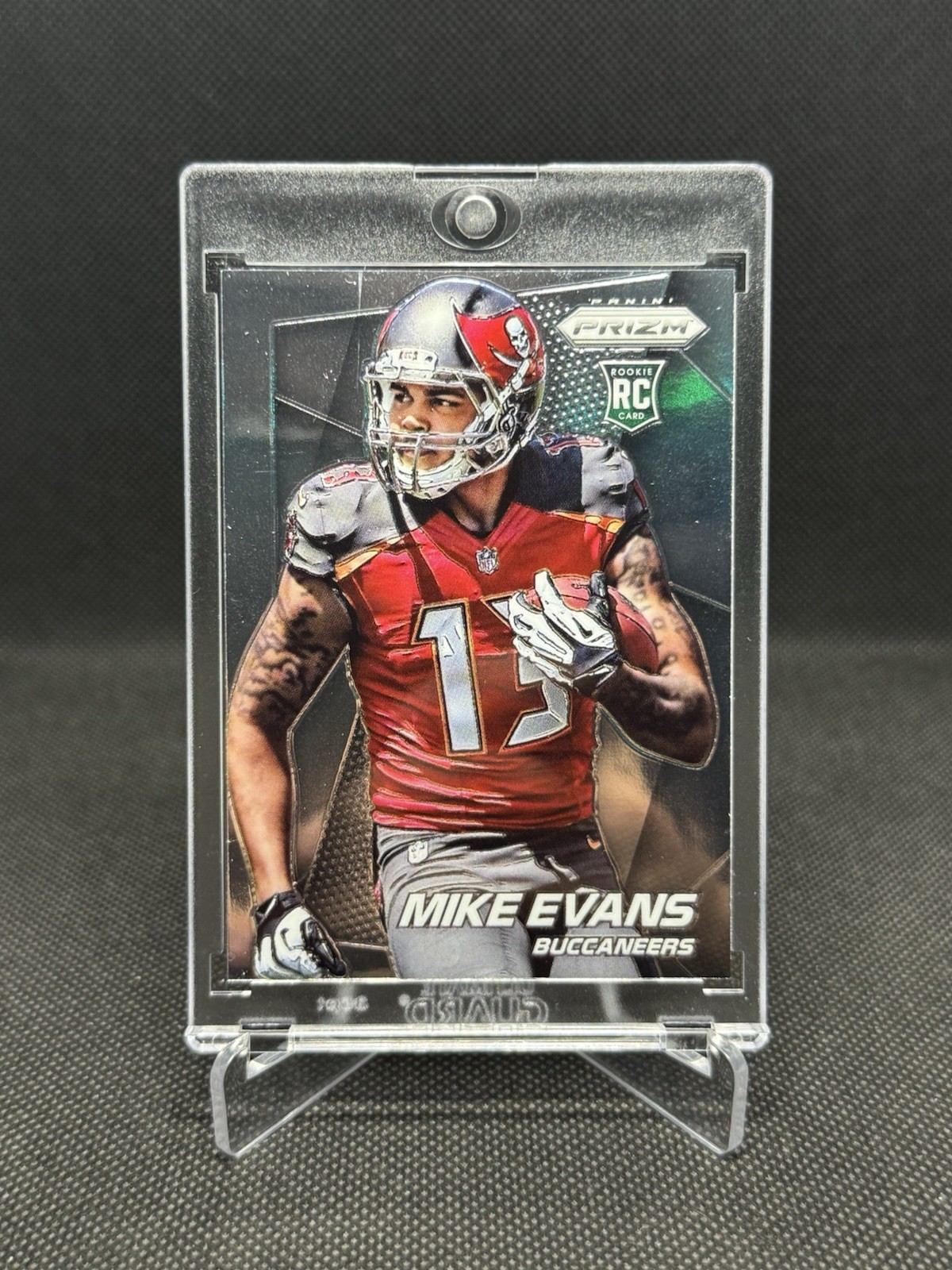 Mike Evans 2014 Panini Prizm RC Rookie #216 Buccaneers Running Ball In Left Hand