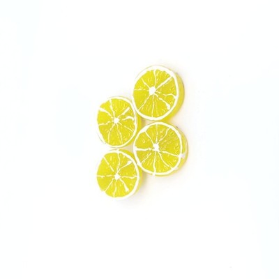 2Pcs Double Lemon Slices Hair Clips Lemon Hair Clip for Women Girls Bangs Sid...