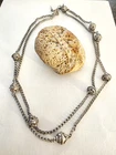 Ilias Lalaounis Sterling Silver 925 Byzantine Beads Necklace.