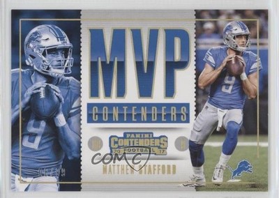 2017 Panini Contenders MVP Contenders Gold 8/99 Matthew Stafford #MC-7 0g65
