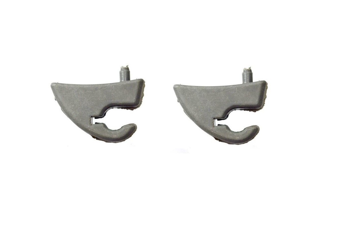 fits 2006 to 2011 Chevrolet Aveo Sun Visor Hook Clip Beige Tan Left and Right