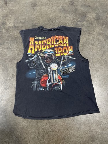 Vintage 90’s American Iron Motorcycle T Shirt Size Large