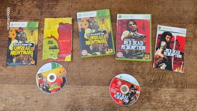 MICROSOFT XBOX 360 - RED DEAD REDEMPTION & UNDEAD NIGHTMARE #GG1 CIB