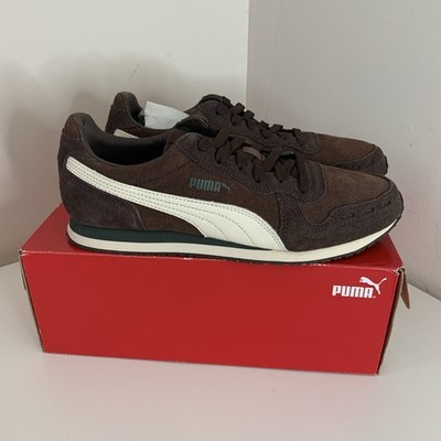 Puma Cabana Racer SD Chestnut Brown- White Swan 363209 03 US8