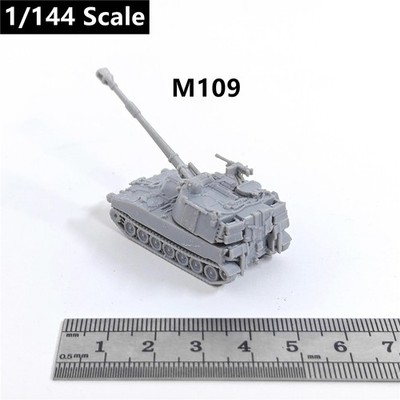 US M109 Self-Propelled Howitzer, 3D Printed ,1/144 Scale Mini Tank Model,Resin