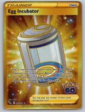 Egg Incubator (Secret) Holo Secret Rare Pokemon GO 087/078 NM