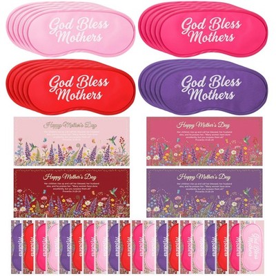 24 Set Mother's Day Christian Gifts Bulk Sleep Eye Mask for Women God Bless M...