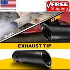 Auto Car Stainless Steel Rear Exhaust Muffler Pipe Tail Tip Round Accessor