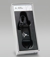 NIB Nike Air Jordan Flight Mens Key Holder Keychain Black NWT
