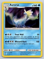 Aurorus Holo Rare SM - Forbidden Light 28/131 LP Pokemon TCG