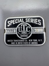 Vintage UTC S-57 Special Series Power Transformer NOS 105/115V Primary