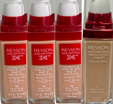 Revlon Age Defying Foundation 1fl.oz/30ml 05 Fresh Ivory 4PK