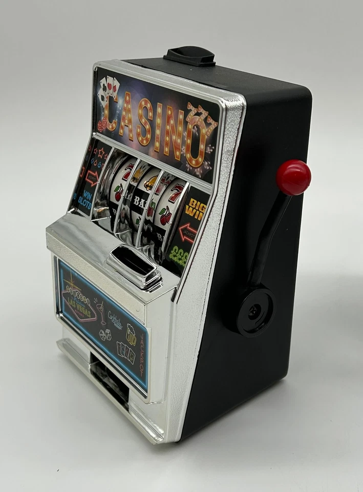 MACHINE A SOUS TIRELIRE BANDIT JACKPOT CASINO - Photo 4/4