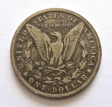 1890 O Morgan Silver Dollar New Orleans $1 Coin 0.9 Fine Silver - Currency