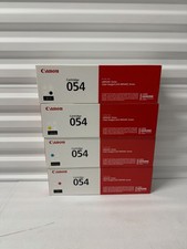 Genuine Canon 054 OEM Toner Set 054 Black /Cyan/Magenta/Yellow