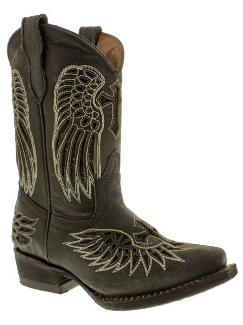 cowboy boots with angel wings
