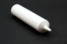 10x Empty Polyethylene PE Plastic squeeze tube with threaded bullet tip (50g/ml)