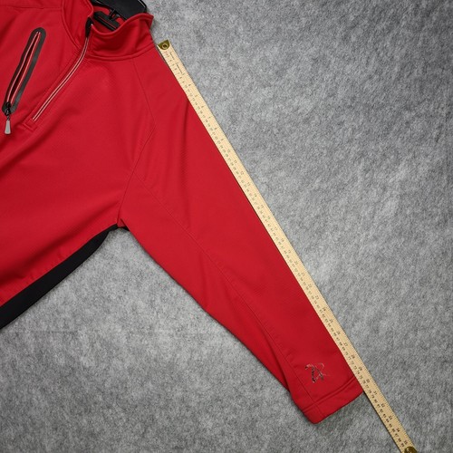 Zero Restriction Jacke Herren M rot Tour Series 1/4 Zip Pullover wasserabweisend - Bild 4 von 14