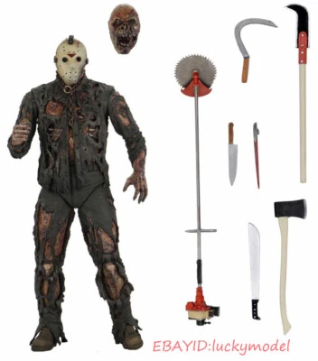 NECA 42003 Friday the 13th Jason Voorhees 7-inch Action Figure In Stock NEW - Image 1 of 4