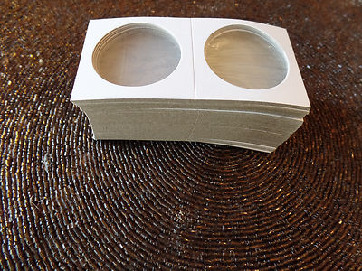 300 2x2 Large/Silver Dollar Premium Guardhouse Cardboard Mylar Coin Holder Flips