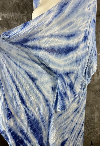 Romantic Gypsy Blue & White Tie Die Kimono sz 3X (14949) - Picture 6 of 8