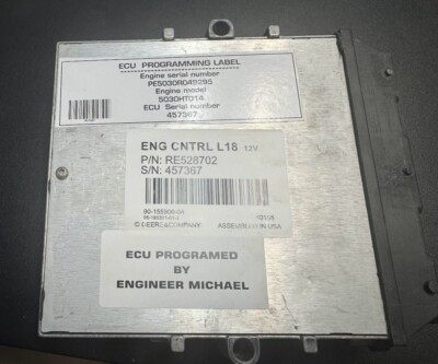 John Deere Engine ECM RE528702