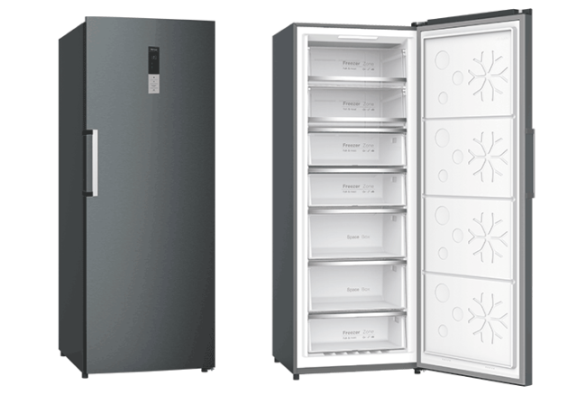 Chiq Csh430b 431l Hybrid Fridge Freezer Black Steel For Sale Online Ebay