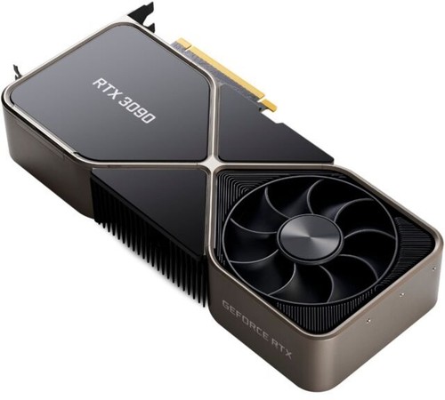 NVIDIA GeForce RTX 3090 Founders Edition 24GB GDDR6 Graphics Card - Titanium/Black