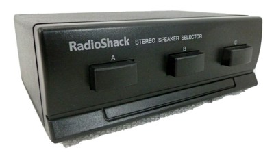 radio shack speaker selector