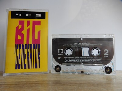 YES BIG GENERATOR MUSIK KASSETTE TAPE MC 1987 WEA ATCO US IMPORT 90 522-4