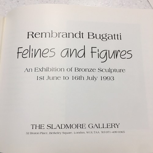 REMBRANDT BUGATTI Felines & Figures Sladmore Gallery Sculpture Exhibition Book - Picture 4 of 9