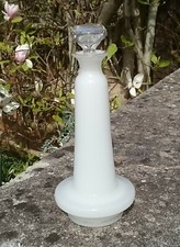 ANTIKER EDWARDIANISCHER FRANZ&Ouml;SISCHER BACCARAT OPALGLAS DUFT / PARF&Uuml;MFLAKON
