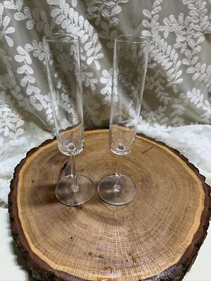 Schott Zwiesel Glass Champagne Flute Narrow 10'' Tall Pure Collection Set of 2
