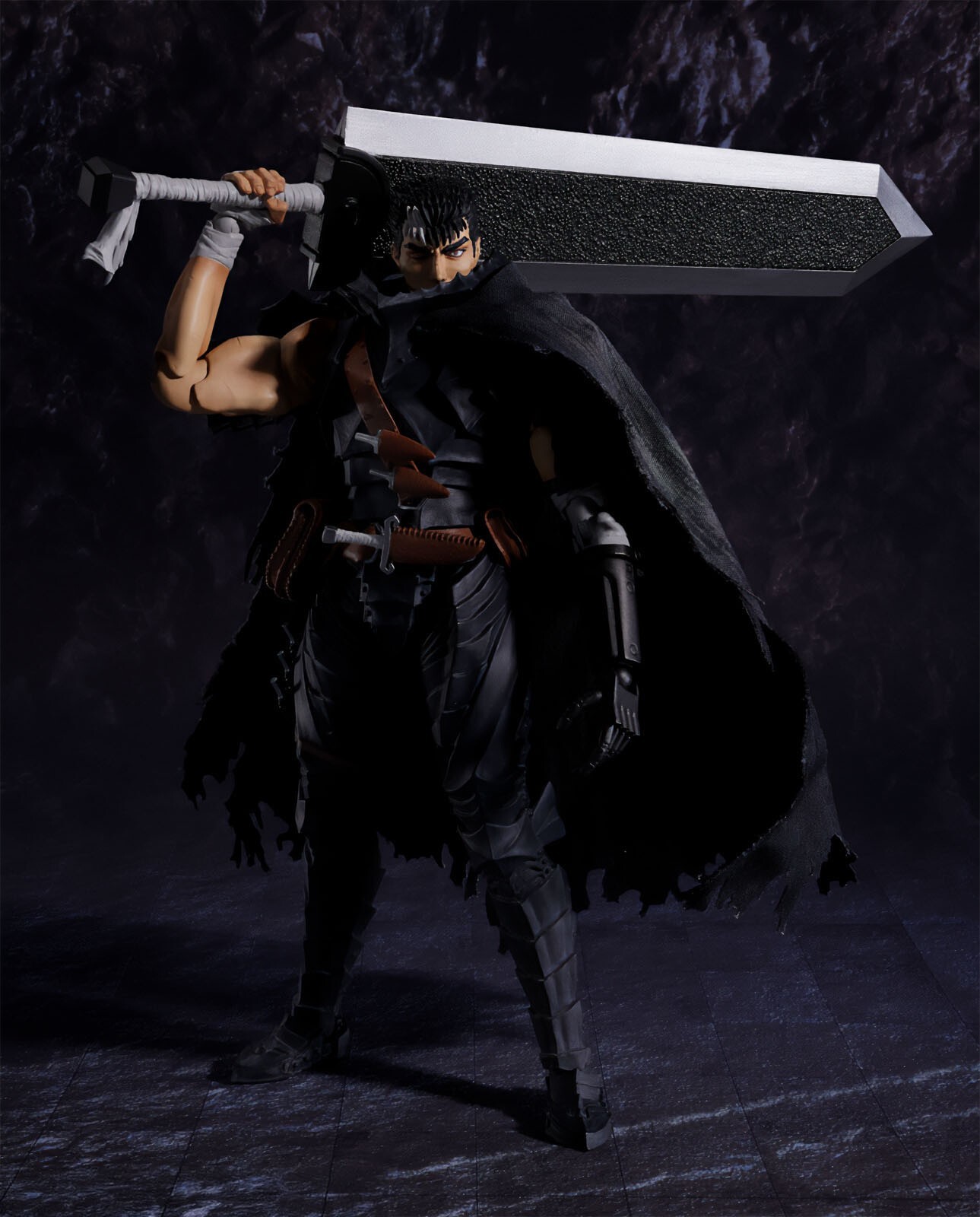 Figura de acción de anime Berserk Guts Berserker Armor 6,3 pulgadas S.H.Figua...