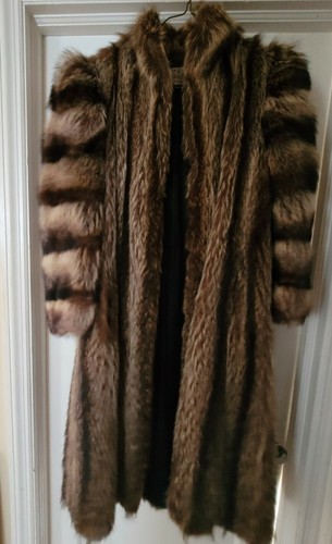 Long Vintage Fur Coat By Erika Schon | eBay