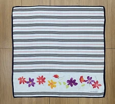 Vintage Burberry Handkerchief Neckerchief Bandana Pocket Square Gift